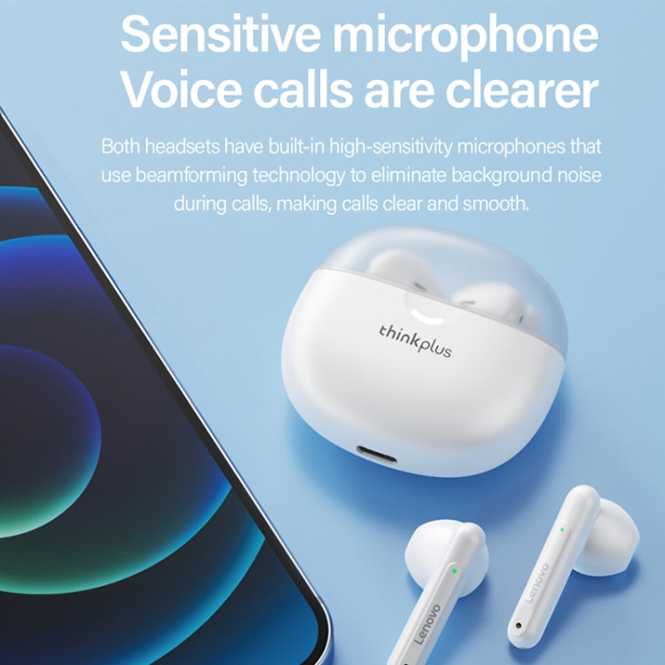 Lenovo LP1Pro ハーフインイヤーHD通話ワイヤレスBluetooth TWSスポーツイヤホン、LP1Pro