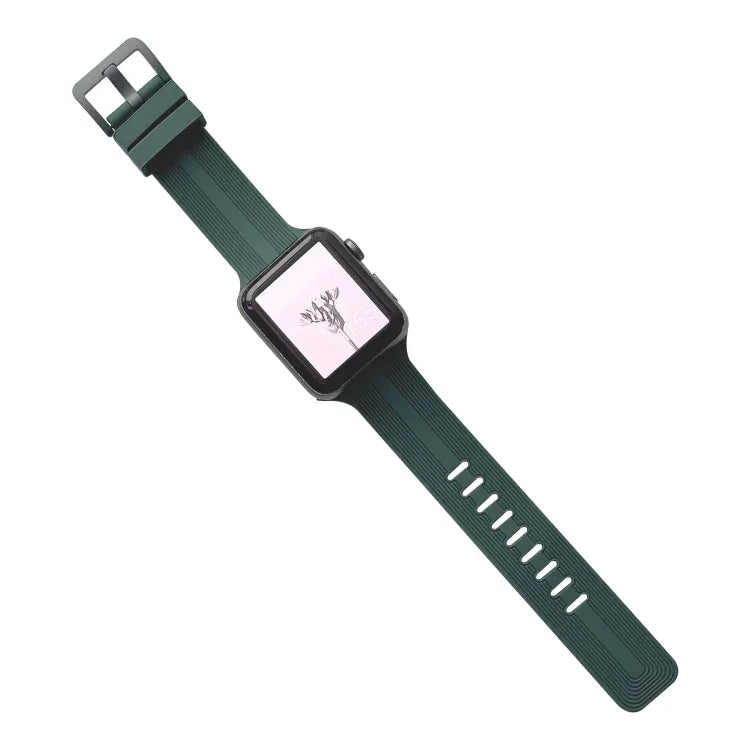 スレッドシリコンウォッチバンド Apple Watch シリーズ用, 7 41mm / 6&SE&5&4 40mm / 3&2&1 38mm, 7 45mm / 6&SE&5&4 44mm / 3&2&1 42mm