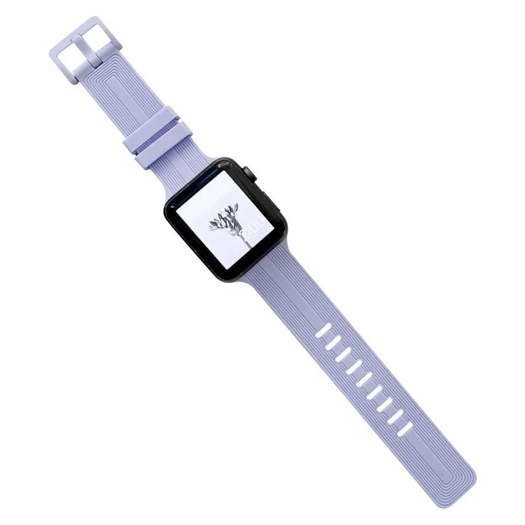 スレッドシリコンウォッチバンド Apple Watch シリーズ用, 7 41mm / 6&SE&5&4 40mm / 3&2&1 38mm, 7 45mm / 6&SE&5&4 44mm / 3&2&1 42mm