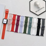スレッドシリコンウォッチバンド Apple Watch シリーズ用, 7 41mm / 6&SE&5&4 40mm / 3&2&1 38mm, 7 45mm / 6&SE&5&4 44mm / 3&2&1 42mm