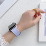 スレッドシリコンウォッチバンド Apple Watch シリーズ用, 7 41mm / 6&SE&5&4 40mm / 3&2&1 38mm, 7 45mm / 6&SE&5&4 44mm / 3&2&1 42mm
