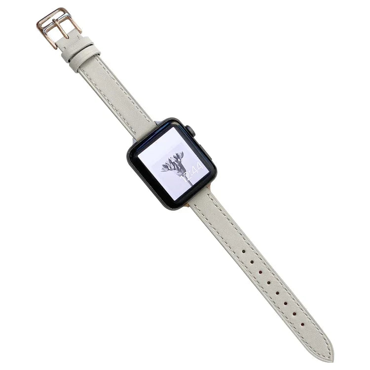 プレーンレザーウォッチバンド Apple Watch シリーズ用, 7 41mm / 6&SE&5&4 40mm / 3&2&1 38mm, 7 45mm / 6&SE&5&4 44mm / 3&2&1 42mm