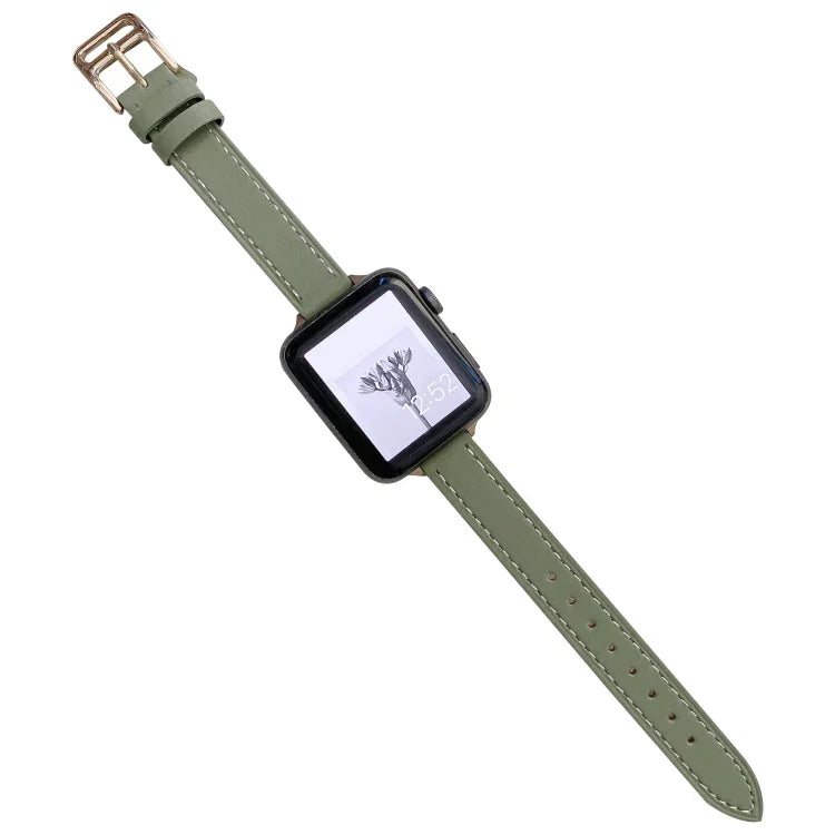 プレーンレザーウォッチバンド Apple Watch シリーズ用, 7 41mm / 6&SE&5&4 40mm / 3&2&1 38mm, 7 45mm / 6&SE&5&4 44mm / 3&2&1 42mm