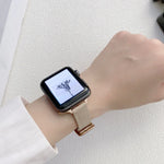 プレーンレザーウォッチバンド Apple Watch シリーズ用, 7 41mm / 6&SE&5&4 40mm / 3&2&1 38mm, 7 45mm / 6&SE&5&4 44mm / 3&2&1 42mm