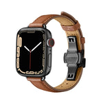 スリミングバタフライバックルウォッチバンド Apple Watch シリーズ用, 7 41mm / 6&SE&5&4 40mm / 3&2&1 38mm