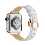 スリミングバタフライバックルウォッチバンド Apple Watch シリーズ用, 7 41mm / 6&SE&5&4 40mm / 3&2&1 38mm