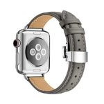 スリミングバタフライバックルウォッチバンド Apple Watch シリーズ用, 7 41mm / 6&SE&5&4 40mm / 3&2&1 38mm