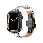スリミングバタフライバックルウォッチバンド Apple Watch シリーズ用, 7 41mm / 6&SE&5&4 40mm / 3&2&1 38mm