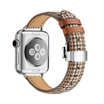 スリミングバタフライバックルウォッチバンド Apple Watch シリーズ用, 7 41mm / 6&SE&5&4 40mm / 3&2&1 38mm