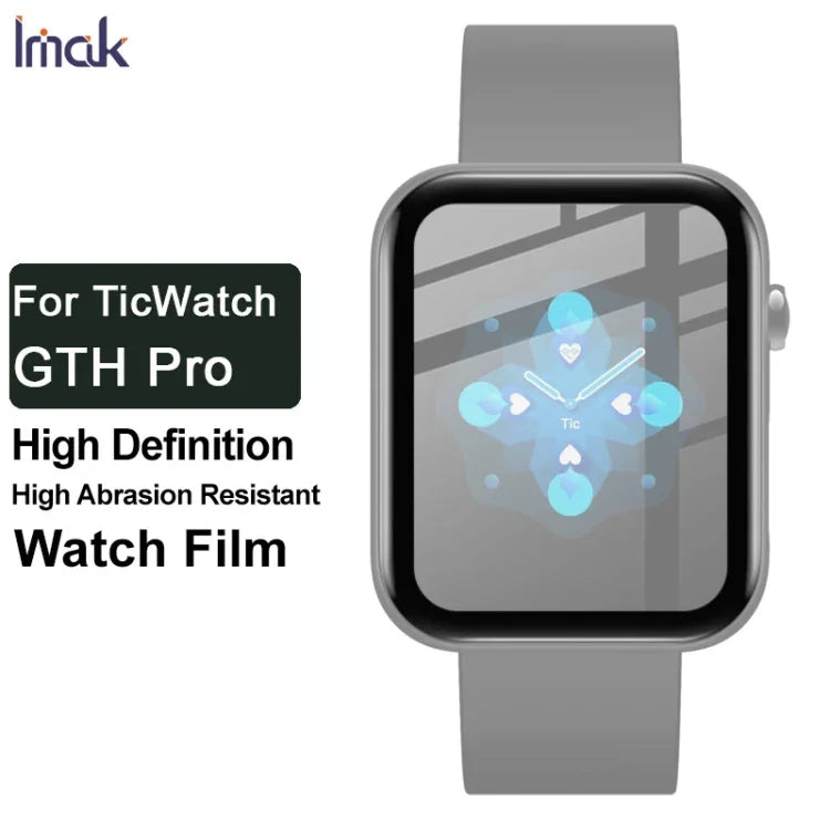 IMAKプレキシグラスHDウォッチ保護フィルム TicWatch GTH Pro用、Samsung Galaxy Watch 3 41mm用、Samsung Galaxy Watch 3 45mm用、Samsung Galaxy Watch 4 42mm用、Samsung Galaxy Watch 4 46mm用