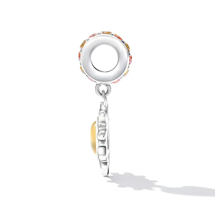 S925スターリングシルバー 小さな太陽ペンダント DIYブレスレット ネックレスアクセサリー、小さな太陽