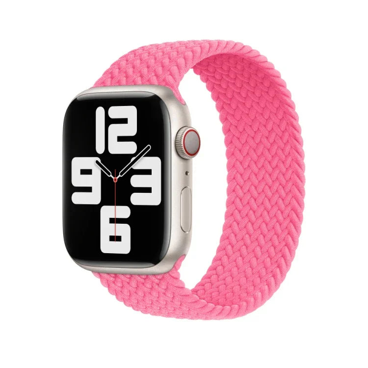 Apple Watch Series 7 45mm / 6&SE&5&4 44mm / 3&2&1 42mm 用 ナイロン編みウォッチバンド、135mm、150mm、165mm