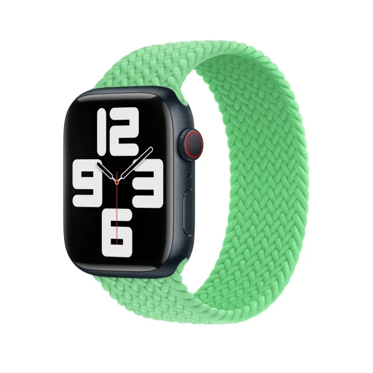 Apple Watch Series 7 45mm / 6&SE&5&4 44mm / 3&2&1 42mm 用 ナイロン編みウォッチバンド、135mm、150mm、165mm