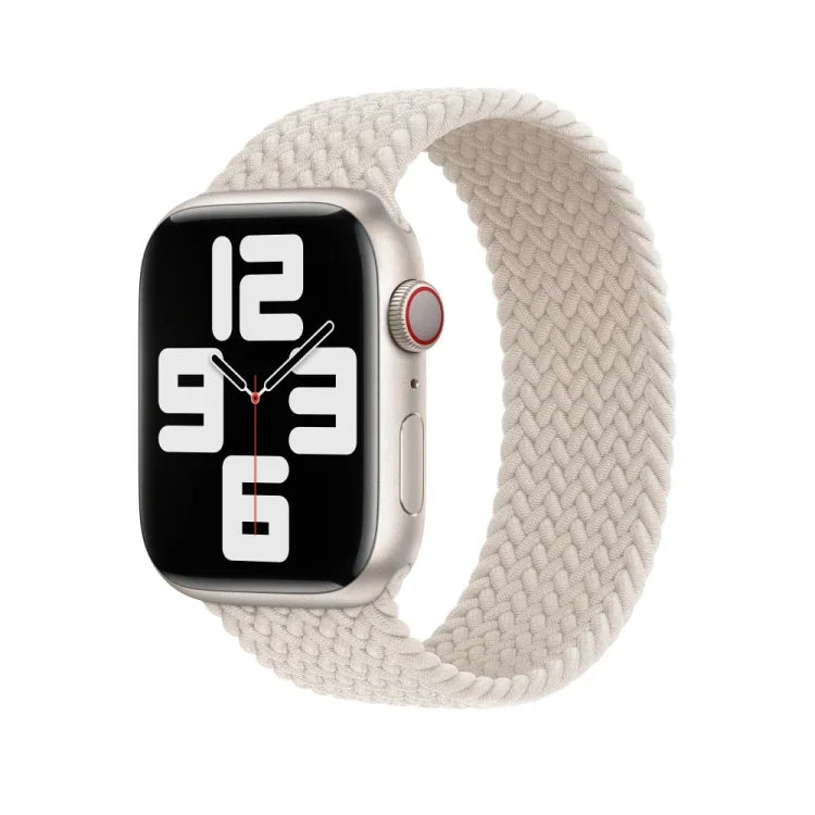 Apple Watch Series 7 45mm / 6&SE&5&4 44mm / 3&2&1 42mm 用 ナイロン編みウォッチバンド、135mm、150mm、165mm