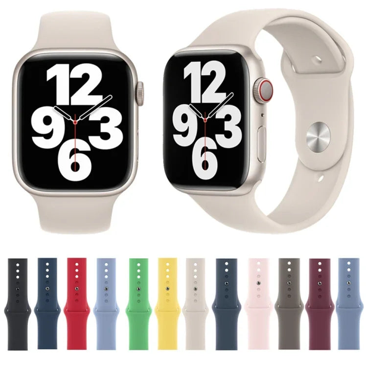 Apple Watch Series 用 シリコンウォッチバンド、Apple Watch 42mm / 41mm / 40mm / 38mm 用、Apple Watch 46mm / 49mm / 45mm / 44mm 用