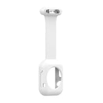 Apple Watchシリーズ用シリコン看護師ブローチウォッチバンドケース、7 41mm / 6&SE&5&4 40mm / 3&2&1 38mm、7 45mm / 6&SE&5&4 44mm / 3&2&1 42mm