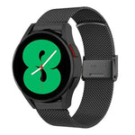 ステンレススチール ミラネーゼバックルウォッチバンド、Samsung Galaxy Watch4 40mm / 44mm用