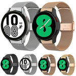 ステンレススチール ミラネーゼバックルウォッチバンド、Samsung Galaxy Watch4 40mm / 44mm用