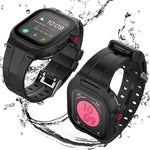 RedPepper TPU + PC + シリコン防水ウォッチケース、Apple Watch Series 9 / 8 / 7 41mm 用、Apple Watch Series 9 / 8 / 7 45mm 用