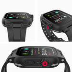 RedPepper TPU + PC + シリコン防水ウォッチケース、Apple Watch Series 9 / 8 / 7 41mm 用、Apple Watch Series 9 / 8 / 7 45mm 用
