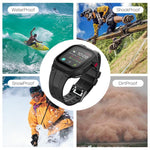 RedPepper TPU + PC + シリコン防水ウォッチケース、Apple Watch Series 9 / 8 / 7 41mm 用、Apple Watch Series 9 / 8 / 7 45mm 用