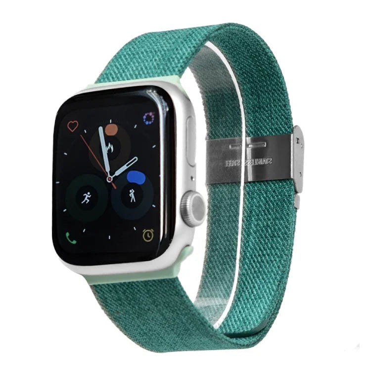 Apple Watch Series 用 布製ウォッチバンド、7 41mm / 6&SE&5&4 40mm / 3&2&1 38mm、7 45mm / 6&SE&5&4 44mm / 3&2&1 42mm