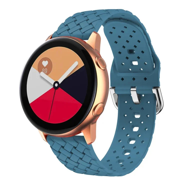 織り目模様シリコンウォッチバンド、Samsung Galaxy Watch4 40/44mm用、Samsung Galaxy Watch4 Classic 42/46mm用