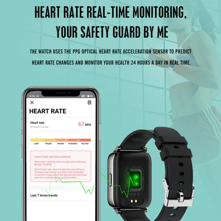 Rogbid Rowatch 2 1.69インチ TFTスクリーン スマートウォッチ、血圧モニタリング／睡眠モニタリング対応