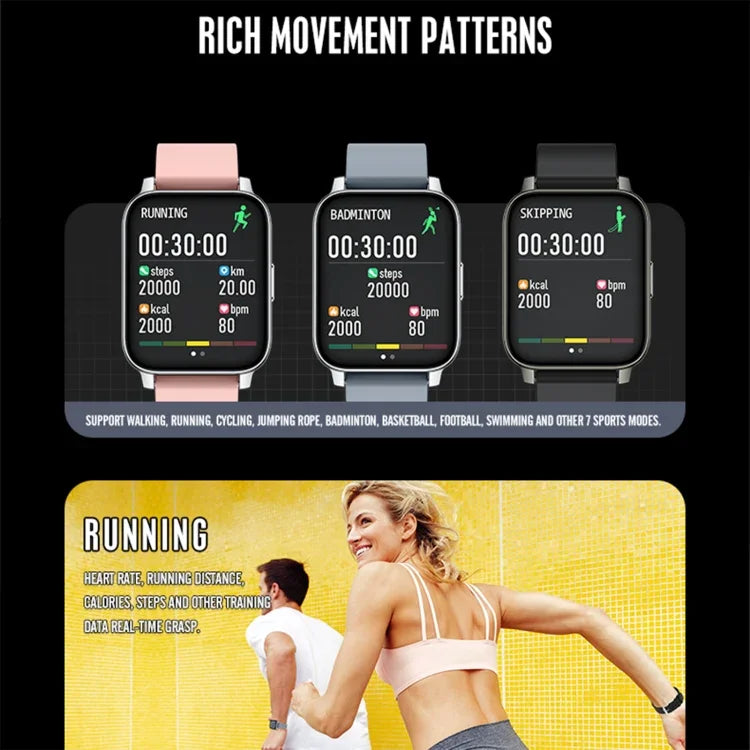 Rogbid Rowatch 2 1.69インチ TFTスクリーン スマートウォッチ、血圧モニタリング／睡眠モニタリング対応