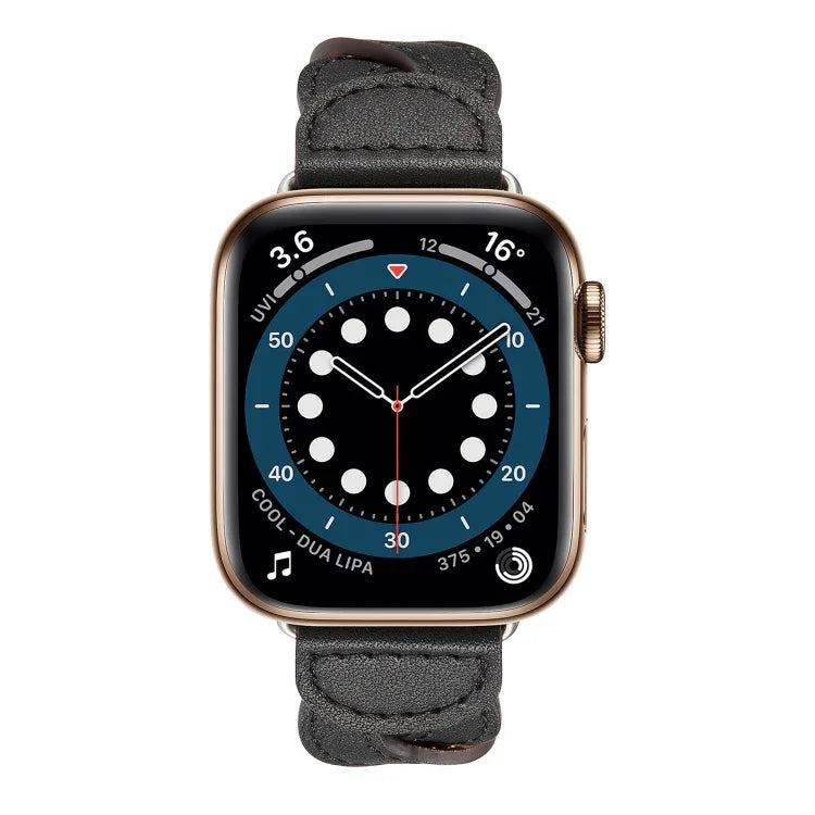 Apple Watch Series 用 編み込みウォッチバンド、7 41mm / 6&SE&5&4 40mm / 3&2&1 38mm、7 45mm / 6&SE&5&4 44mm / 3&2&1 42mm