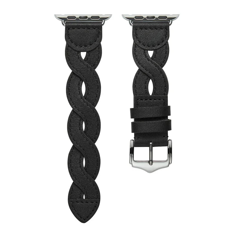 Apple Watch Series 用 編み込みウォッチバンド、7 41mm / 6&SE&5&4 40mm / 3&2&1 38mm、7 45mm / 6&SE&5&4 44mm / 3&2&1 42mm