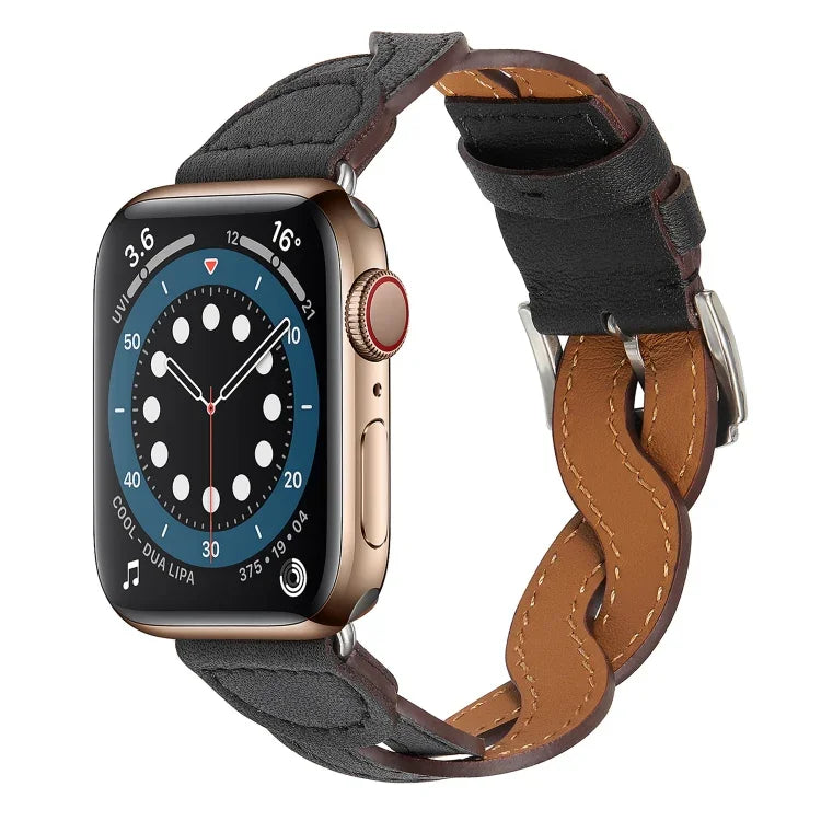 Apple Watch Series 用 編み込みウォッチバンド、7 41mm / 6&SE&5&4 40mm / 3&2&1 38mm、7 45mm / 6&SE&5&4 44mm / 3&2&1 42mm