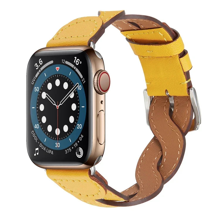 Apple Watch Series 用 編み込みウォッチバンド、7 41mm / 6&SE&5&4 40mm / 3&2&1 38mm、7 45mm / 6&SE&5&4 44mm / 3&2&1 42mm