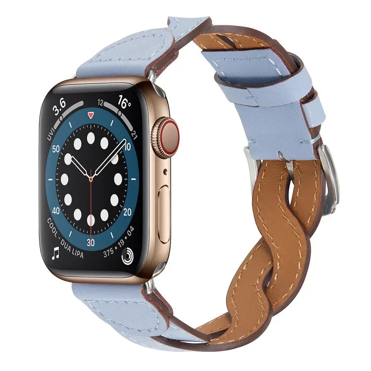 Apple Watch Series 用 編み込みウォッチバンド、7 41mm / 6&SE&5&4 40mm / 3&2&1 38mm、7 45mm / 6&SE&5&4 44mm / 3&2&1 42mm