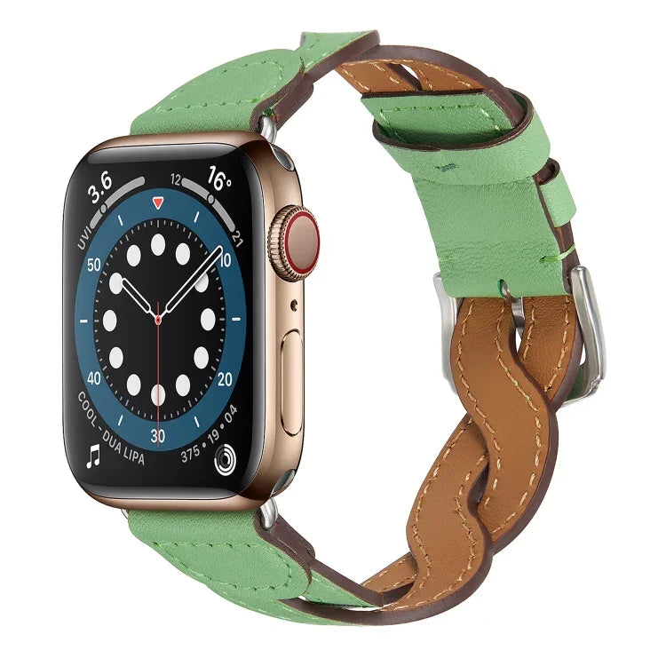 Apple Watch Series 用 編み込みウォッチバンド、7 41mm / 6&SE&5&4 40mm / 3&2&1 38mm、7 45mm / 6&SE&5&4 44mm / 3&2&1 42mm