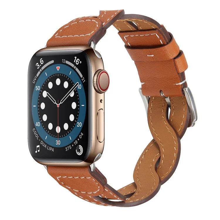 Apple Watch Series 用 編み込みウォッチバンド、7 41mm / 6&SE&5&4 40mm / 3&2&1 38mm、7 45mm / 6&SE&5&4 44mm / 3&2&1 42mm