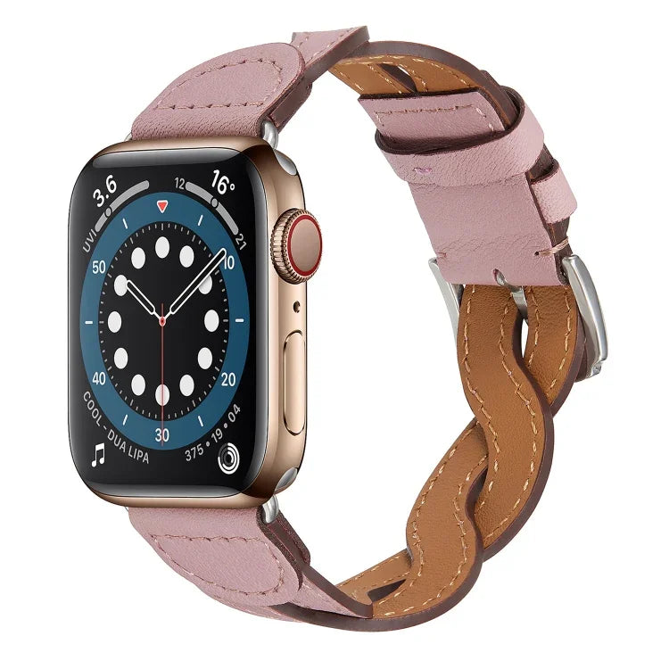 Apple Watch Series 用 編み込みウォッチバンド、7 41mm / 6&SE&5&4 40mm / 3&2&1 38mm、7 45mm / 6&SE&5&4 44mm / 3&2&1 42mm