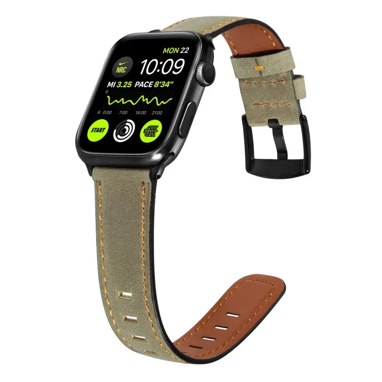 Apple Watch Series 用 レトロレザーワッチバンド、7 41mm / 6&SE&5&4 40mm / 3&2&1 38mm、7 45mm / 6&SE&5&4 44mm / 3&2&1 42mm