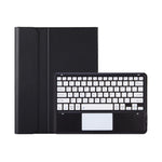 T12B-A 着脱式タッチパッド Bluetoothキーボード レザータブレットケース、iPad Air 13 2025 / 2024 / Pro 12.9インチ 2021/2020/2018用