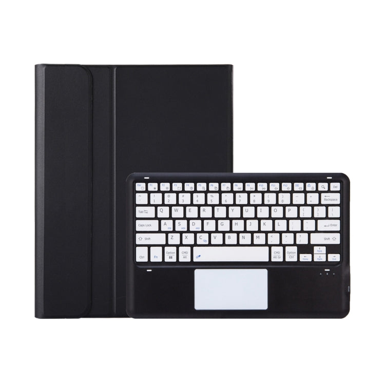 T12B-A 着脱式タッチパッド Bluetoothキーボード レザータブレットケース、iPad Air 13 2025 / 2024 / Pro 12.9インチ 2021/2020/2018用