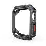 カーボンファイバーコントラストカラープロテクティブケース、Apple Watch Series 9 / 8 / 7 41mm 用、Apple Watch Series 9 / 8 / 7 45mm 用、Apple Watch Series 6 & SE & 5 & 4 44mm 用、Apple Watch Series 6 & SE & 5 & 4 40mm 用