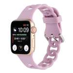 Apple Watch Series 用 ホローシリコンウォッチバンド、7 41mm / 6&SE&5&4 40mm / 3&2&1 38mm、7 45mm / 6&SE&5&4 44mm / 3&2&1 42mm