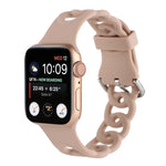 Apple Watch Series 用 ホローシリコンウォッチバンド、7 41mm / 6&SE&5&4 40mm / 3&2&1 38mm、7 45mm / 6&SE&5&4 44mm / 3&2&1 42mm