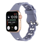 Apple Watch Series 用 ホローシリコンウォッチバンド、7 41mm / 6&SE&5&4 40mm / 3&2&1 38mm、7 45mm / 6&SE&5&4 44mm / 3&2&1 42mm