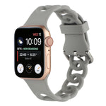 Apple Watch Series 用 ホローシリコンウォッチバンド、7 41mm / 6&SE&5&4 40mm / 3&2&1 38mm、7 45mm / 6&SE&5&4 44mm / 3&2&1 42mm