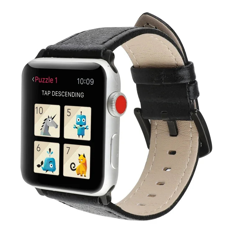 グリッター本革ウォッチバンド Apple Watchシリーズ用、7 41mm / 6&SE&5&4 40mm / 3&2&1 38mm、7 45mm / 6&SE&5&4 44mm / 3&2&1 42mm