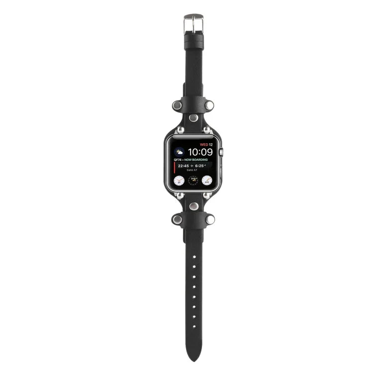 ブレスレット本革ウォッチバンド Apple Watchシリーズ用、7 41mm / 6&SE&5&4 40mm / 3&2&1 38mm、7 45mm / 6&SE&5&4 44mm / 3&2&1 42mm