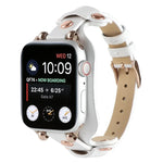 ブレスレット本革ウォッチバンド Apple Watchシリーズ用、7 41mm / 6&SE&5&4 40mm / 3&2&1 38mm、7 45mm / 6&SE&5&4 44mm / 3&2&1 42mm