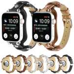 ブレスレット本革ウォッチバンド Apple Watchシリーズ用、7 41mm / 6&SE&5&4 40mm / 3&2&1 38mm、7 45mm / 6&SE&5&4 44mm / 3&2&1 42mm
