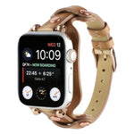 ブレスレット本革ウォッチバンド Apple Watchシリーズ用、7 41mm / 6&SE&5&4 40mm / 3&2&1 38mm、7 45mm / 6&SE&5&4 44mm / 3&2&1 42mm